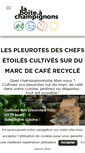 Mobile Screenshot of laboiteachampignons.com